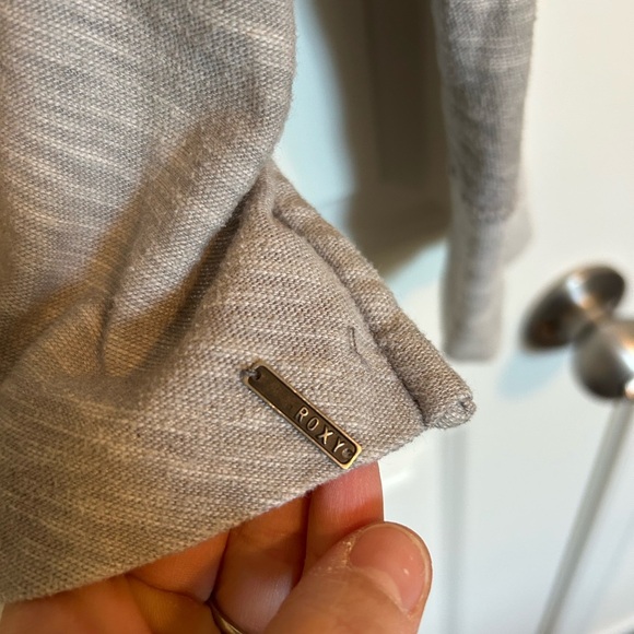 Roxy grey slouchy beach hoodie - Picture 2 of 7